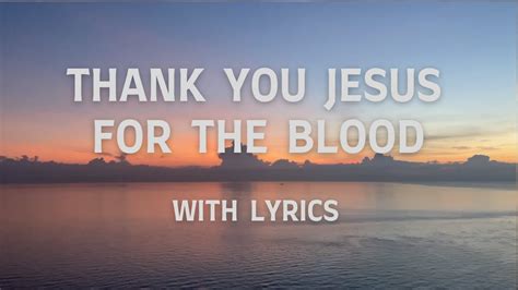 charity gayle thank you jesus for the blood lyrics